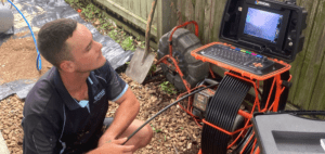 Professional CCTV drain inspection