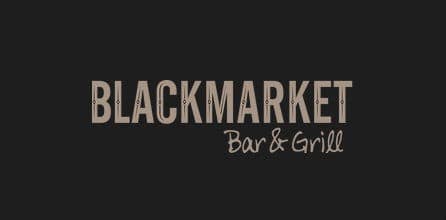 Blackmarket Bar and Grill Logo