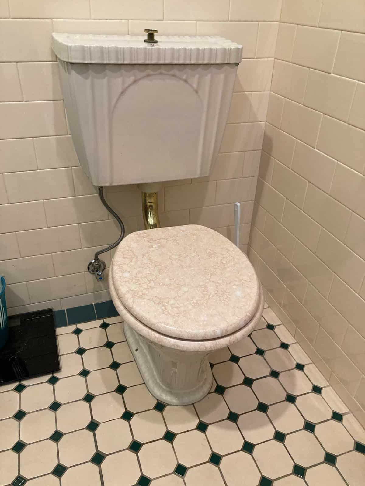 Marble ceramic toilet