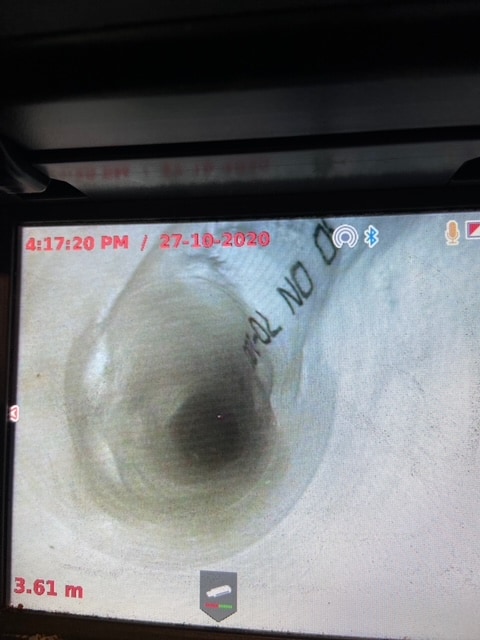 Camera view for pipe relining and cctv drain inspection in Brisbane